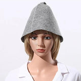 Maxbell Felt Bath Hat Russian Bath Hat for Steam Room Bathroom Accessories Unisex Grey