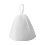 Maxbell Felt Bath Hat Russian Bath Hat for Steam Room Bathroom Accessories Unisex White