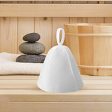 Maxbell Felt Bath Hat Russian Bath Hat for Steam Room Bathroom Accessories Unisex White