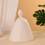 Maxbell Felt Bath Hat Russian Bath Hat for Steam Room Bathroom Accessories Unisex White