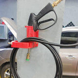 Maxbell High Pressure Car Sprayer Hanging Holder Heavy Duty Hose Reel for Household Red