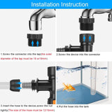 Maxbell Water Changer Kit Faucet Nozzles Connectors Fittings Fish Tank Assembly