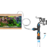 Maxbell Water Changer Kit Faucet Nozzles Connectors Fittings Fish Tank Assembly