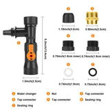 Maxbell Water Changer Kit Faucet Nozzles Connectors Fittings Fish Tank Assembly