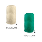 Maxbell Plant Cover Protecting Bag Winter Shrub Jacket Cold Frost Protection Beige 60cmx80cm