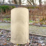 Maxbell Plant Cover Protecting Bag Winter Shrub Jacket Cold Frost Protection Beige 120cmx180cm