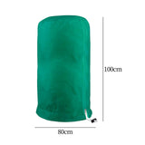 Maxbell Plant Cover Protecting Bag Winter Shrub Jacket Cold Frost Protection Green 80cmx100cm