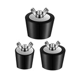 Maxbell 3x 25mm/38mm/51mm Pool Winterizing Plug Fitting Pool Parts Durable Replace