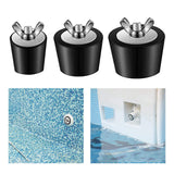 Maxbell 3x 25mm/38mm/51mm Pool Winterizing Plug Fitting Pool Parts Durable Replace