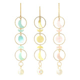 Maxbell Hanging Pendant Prisms Decor with Chain Ornament for Wall Car Decoration Green