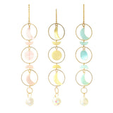 Maxbell Hanging Pendant Prisms Decor with Chain Ornament for Wall Car Decoration Green