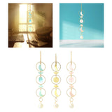 Maxbell Hanging Pendant Prisms Decor with Chain Ornament for Wall Car Decoration Green