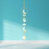 Maxbell Hanging Pendant Prisms Decor with Chain Ornament for Wall Car Decoration Green