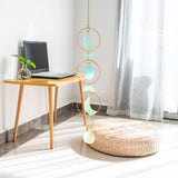 Maxbell Hanging Pendant Prisms Decor with Chain Ornament for Wall Car Decoration Green