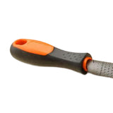 Maxbell Wood Rasps with Hand Grip Handle Burrs Flat &Half round and round for Carpenter Thick Halfround file