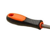 Maxbell Wood Rasps with Hand Grip Handle Burrs Flat &Half round and round for Carpenter thick round file