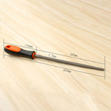 Maxbell Wood Rasps with Hand Grip Handle Burrs Flat &Half round and round for Carpenter thick round file