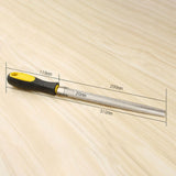 Maxbell Wood Rasps with Hand Grip Handle Burrs Flat &Half round and round for Carpenter fine half round file