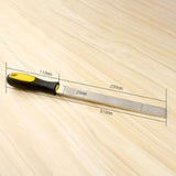 Maxbell Wood Rasps with Hand Grip Handle Burrs Flat &Half round and round for Carpenter fine flat file