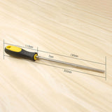 Maxbell Wood Rasps with Hand Grip Handle Burrs Flat &Half round and round for Carpenter fine round file