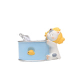 Maxbell Cute Flower Planter Resin Ornament Decorative for Windowsill Desk Home Decor Canned Cat