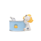 Maxbell Cute Flower Planter Resin Ornament Decorative for Windowsill Desk Home Decor Canned Cat