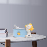Maxbell Cute Flower Planter Resin Ornament Decorative for Windowsill Desk Home Decor Canned Cat