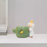 Maxbell Cute Flower Planter Resin Ornament Decorative for Windowsill Desk Home Decor Sheep