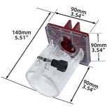 Maxbell Hand Router Connector Wood Trimmer Slotting Locator Limit Sliding Chute with 1 Bit