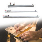 Maxbell Guide Ruler Fixing Clip Adjustable Clamping Wood Board Clamp Woodworking 1.2m