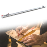 Maxbell Guide Ruler Fixing Clip Adjustable Clamping Wood Board Clamp Woodworking 1.2m