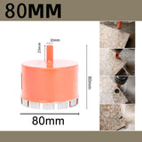 Maxbell Drill Bit Hole Opener Tools Hand Tools Core Bits for Stone Granite Ceramic 80mm