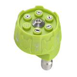 Maxbell High Pressure Washer Nozzle Multi Degree 1/4 inch Quick Plug for Car Washing Green