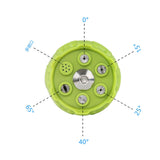 Maxbell High Pressure Washer Nozzle Multi Degree 1/4 inch Quick Plug for Car Washing Green