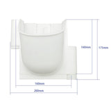 Maxbell Garden Wall Planter Hanging Planters Flower Pots for Porch Patio Decoration White