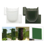 Maxbell Garden Wall Planter Hanging Planters Flower Pots for Porch Patio Decoration White