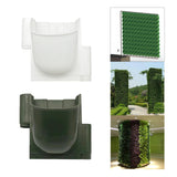 Maxbell Garden Wall Planter Hanging Planters Flower Pots for Porch Patio Decoration White