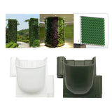 Maxbell Garden Wall Planter Hanging Planters Flower Pots for Porch Patio Decoration White