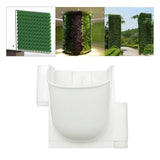 Maxbell Garden Wall Planter Hanging Planters Flower Pots for Porch Patio Decoration White