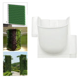 Maxbell Garden Wall Planter Hanging Planters Flower Pots for Porch Patio Decoration White