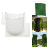 Maxbell Garden Wall Planter Hanging Planters Flower Pots for Porch Patio Decoration White