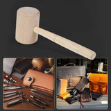 Maxbell Wooden Mallet Hammer Wooden Mallet Hammer Malle for DIY Woodworking Carving