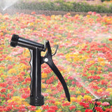 Maxbell Alloy Garden Watering Nozzle Non Slip for Car Washing Lawns Pets Showering 5.5inch Style A