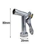 Maxbell Alloy Garden Watering Nozzle Non Slip for Car Washing Lawns Pets Showering 4.5inch Style A