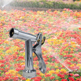 Maxbell Alloy Garden Watering Nozzle Non Slip for Car Washing Lawns Pets Showering 4.5inch Style A