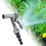 Maxbell Alloy Garden Watering Nozzle Non Slip for Car Washing Lawns Pets Showering 4.5inch Style B
