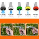Maxbell Alloy Garden Watering Nozzle Non Slip for Car Washing Lawns Pets Showering 4.5inch Style B