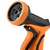 Maxbell Front Hose Sprayer Heavy Duty Adjustable for Car Garden Orange
