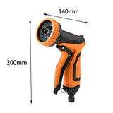 Maxbell Front Hose Sprayer Heavy Duty Adjustable for Car Garden Orange