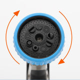 Maxbell Front Hose Sprayer Heavy Duty Adjustable for Car Garden Blue
